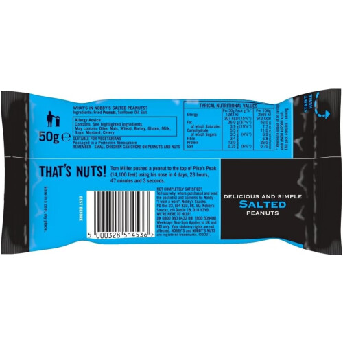 Nobby's Salted Peanuts 50g x 24 2