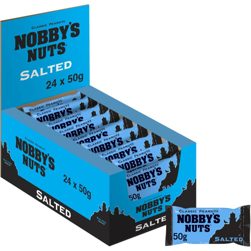 Nobby's Salted Peanuts 50g x 24