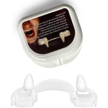 Halloween Vampire Fangs Retractable Costume Prop Fake Teeth for Cosplay Party