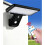 Solar Wall Lamp Outdoor Waterproof Wall Light PIR Motion Sensor Light with Remote Control 3 Adjustable Sensing Modes 3