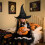 Women’s Black Cat Witch Hat Halloween Costume Accessory for Party 4