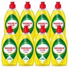 Lemon Washing Up Liquid 8 x 500ml Bottles
