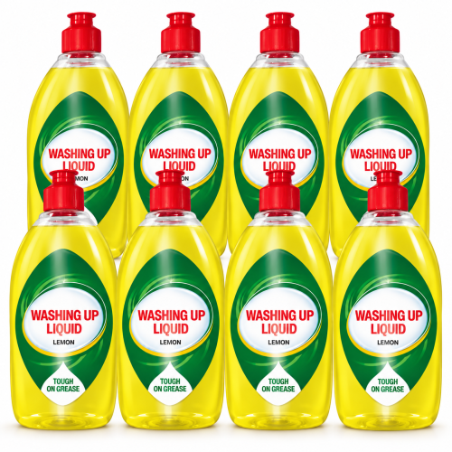 Phoenix Lemon Washing Up Liquid 8 x 500ml Bottles