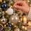 30 Christmas Tree Baubles White Silver Blue 6cm 2