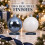 30 Christmas Tree Baubles White Silver Blue 6cm 3