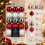 30 Red White Silver Mixed Baubles Shatterproof 6cm 4