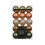 30 Baubles Shatterproof Rosemary Brandy Pearl 6cm 9