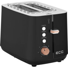 Grille-pain ECG ST 2768 Timber Black 925W