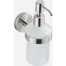 Steel head 200 ml bathroom series soap dispenser, wall-mounted, made of 304 stainless steel