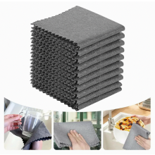 10 Thickened Magic Cleaning Cloths, Reusable Microfiber Cloths, Super Absorbent Magic Cleaning Cloths, Lint-Free Cleaning Cloths for Kitchens, Glass,