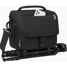 Borsa fotografica RAINSMORE per fotocamere DSLR/SLR, borsa fotografica grande con copertura antipioggia, borse per fotografi, obiettivi fotografici, a