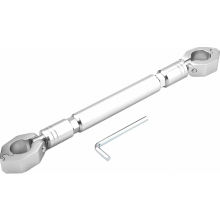 Supporto per manubrio moto, diametro 22 mm, barra di livellamento universale con protezione, traversa in lega di alluminio per ATV, accessorio leva di