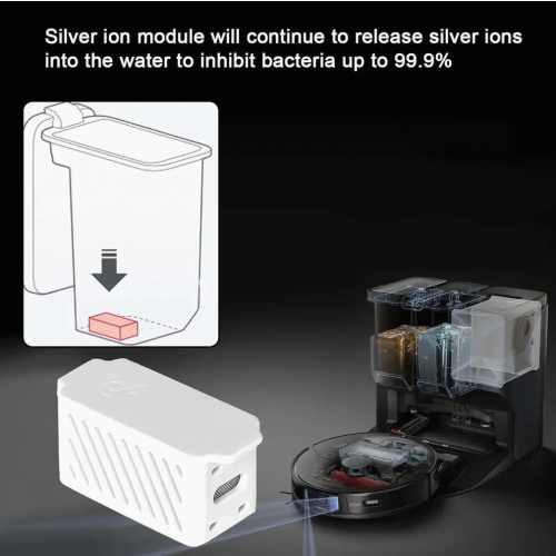 Μονάδα ιόντων αργύρου για Roborock S7maxv Ultra & S8 Series – Βακτηριοστατικός καθαρισμός νερού 2