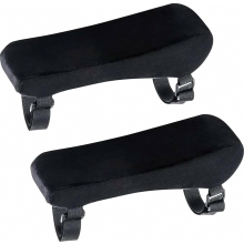 Comfortabele armleuningkussens, armleuningkussens voor bureau- en gamestoelen, armleuningkussens van traagschuim voor verlichting van de ellebogen, zw