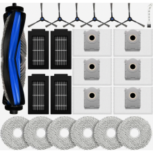 24-piece accessory set for Ecovacs Deebot T50 Pro Omni Gen2 & T50 PRO Omni & T50 Omni robotic vacuum cleaners, spare parts including 1 main