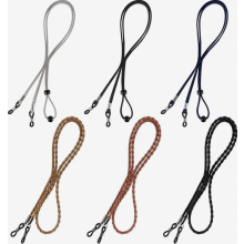 Set di 6 cinturini per occhiali in pelle, catenella universale per occhiali in pelle scamosciata e similpelle, cordino in poliuretano, portaocchiali i