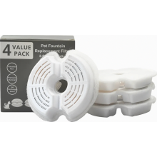 4PCS Trinkbrunnen Filter Schwamm Ersatz Trinkbrunnen Schaumfilter Katzen-Trinknäpfe