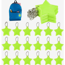 Reflector pendants for children, reflector pendants for children, practical gifts for children's birthdays, keychains for backpacks, cycling