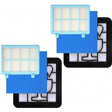 2er-Pack Filter Set für Philips PowerPro Compact Staubsauger Philips FC8010\u002F01, FC9332\u002F09