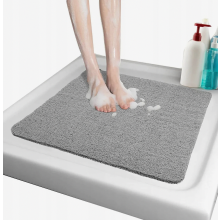 Non-slip shower mat 80x80 cm, bathtub mat, bath mat, 10 mm high