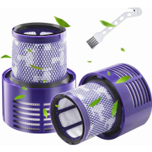 2x Filters for Dyson V10 SV12, Washable Replacement Filter with Brush for Cyclone V10 Series, V10 Absolute > Animal > Motorhead > Total Clea