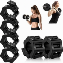 Ensemble de 6 pinces à haltères de 30 mm, pinces à dégagement rapide, accessoires pour la musculation, l'haltérophilie et le fitness