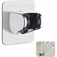 Soporte para ducha sin taladrar, soporte para ducha de mano de pared, soporte universal para cabezal de ducha, soporte para cabezal de ducha ajustable