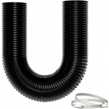 Exhaust hose Ø75mm 5m for diesel generator & parking heater, 5-layer aluminum flexible pipe, heat-resistant, noise-reducing, cuttable, exhau