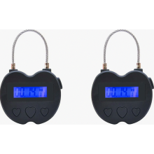 2x Minuteur intelligent à verrouillage horaire avec écran LCD, rechargeable par USB, noir, autres accessoires pour équipement de soudage