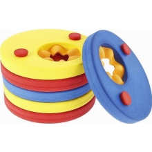 Set of 6 EVA foam swimming discs - swimming aids for children, durable and lightweight