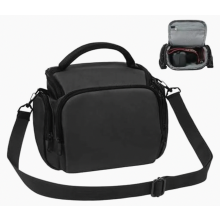 Ainiv-kameralaukku, DSLR-/SLR-kameralaukku, olkalaukku, joka on yhteensopiva Canon Nikon Sony SLR- ja DSLR-kameroiden objektiivien ja lisävarusteiden