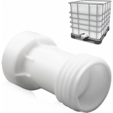 stuk S60x6 IBC-verlengstukadapter, IBC-tankaccessoire met grove schroefdraad, IBC-containeraccessoire, S60x6-verlengstuk, accessoire voor 1000 liter w