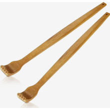 2 Stück Holz Rückenkratzer Handheld Manuell Rücken Massagegerät Langer Rückenkratzer für Sofortige Linderung von Juckreiz Körper Entspannung