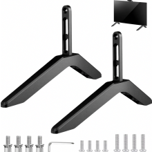 Piedini universali per supporto TV, staffa di ricambio per base TV con cuscinetti antiscivolo e viti per TV LCD, LED e al plasma da 32 a 65 pollici, g