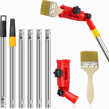 Prolunga per pennello multi-angolo, asta di prolunga retrattile per rullo da pittura per soffitti, pareti, decorazione di angoli e altezze.