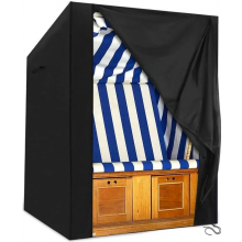 Poťah na plážové kreslo, odolný voči zime, 135x105x175-140cm, látka Oxford 600D, odolná voči roztrhnutiu a UV