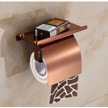 Paper holder, paper roll holder, stainless steel roll holder, mobile phone paper towel holder, hotel bathroom shelf, bathroom hardware, toil