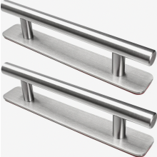 Self-Adhesive Furniture Handles, Stainless Steel Cabinet Handles, No Drilling Required, Door Handles, Drawer Handles for Kitchen Cabinets, S