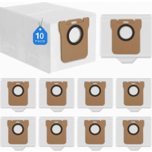 10 dust bags for Dreame L10s Ultra & Xiaomi X10+ & Dreame L10 Ultra robotic vacuum cleaner, replacement vacuum cleaner bags, accessory set,
