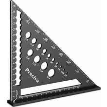 Gradenboog, timmermanshaak, multifunctionele aanslaghaak, metalen aluminium liniaal, hoekgeleider, timmermanshaak, timmermanshaak, hoeken van 45 en 90
