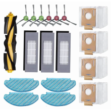 18-piece spare parts and accessories for Ecovacs Deebot N8, N8+, N8 Pro, N8 Pro+, and OZMO T8, T8+, T8 AIVI, T8 AIVI+, and T9, T9+ vacuum cleaners: 4