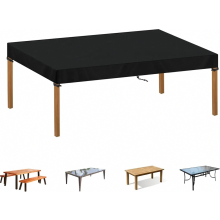 Obrus na záhradný stôl 160x80x15cm, obrus na dosku stola, záhradný obal, ochranný obal na záhradný stôl, obal
