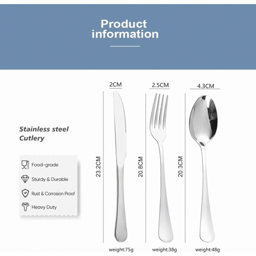 Dinervorken 8,2" (20,8 cm) 2