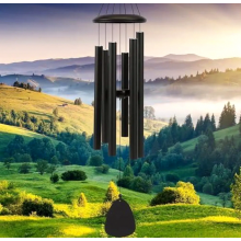 Carillon éolien suspendu d'extérieur - 6 tubes