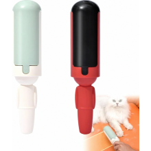 Rodillo quitapelusas para mascotas (paquete de 2): Rodillo quitapelusas reutilizable para gatos y perros, cepillo quitapelusas, ideal para eliminar el