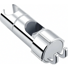 Joyoldelf Universele Handdouchehouder, Verstelbare Douchekophouder 16-27 mm, Douchekophouder voor Badkamer, Verchroomde ABS Douchekophouder, 360 Draa