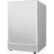 Waterdichte wasmachinehoes, 60 x 65 x 90 cm, grijze stofwerende hoes voor wasmachines en drogers met voorlader, UV-bescherming, slijtvast en vuilafsto