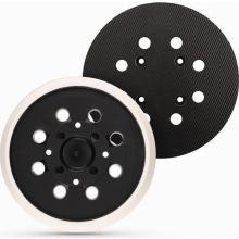 2 pieces 125 mm Professional sanding discs with hook and loop, 8 holes, sanding plate, compatible with Bosch PEX 300 AE and PEX 400 AE eccentric sande