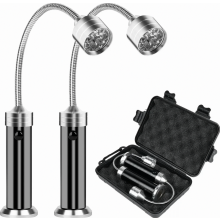 Grill Lights, 2-Pack Magnetic Grill Lamps, Outdoor Grill Lights, BBQ Light Set, 360 Degree Rotation Angle, BBQ Accessories for Barbecues, Pi