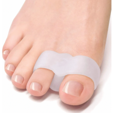 [12X Zehenspreizer, Bunion Korrektur, Gel Zehentrenner Bunion, geeignet für Bunion und überlappende Zehen (weiß)